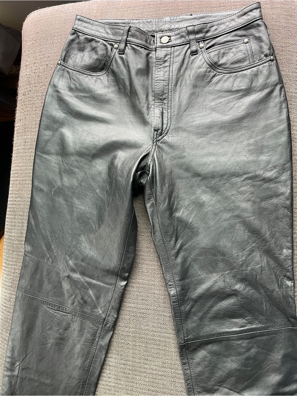 Harley-Davidson Genuine Leather Riding Pants - Picture 5 of 8